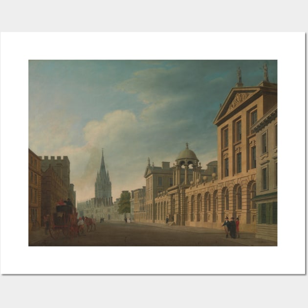 High Street, Oxford by Thomas Malton the Younger Wall Art by Amanda1775